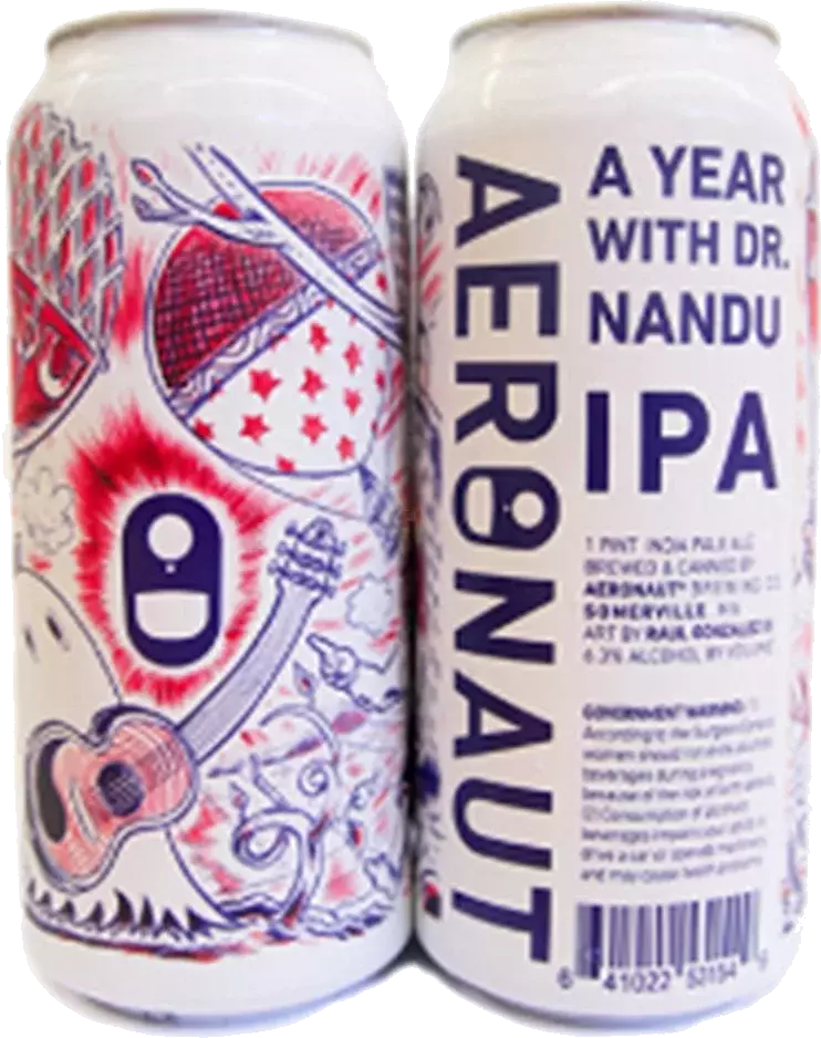 Aeronaut A Year With Dr. Nandu 4X 16oz Cans Beer Ale IPA Drinkun.com